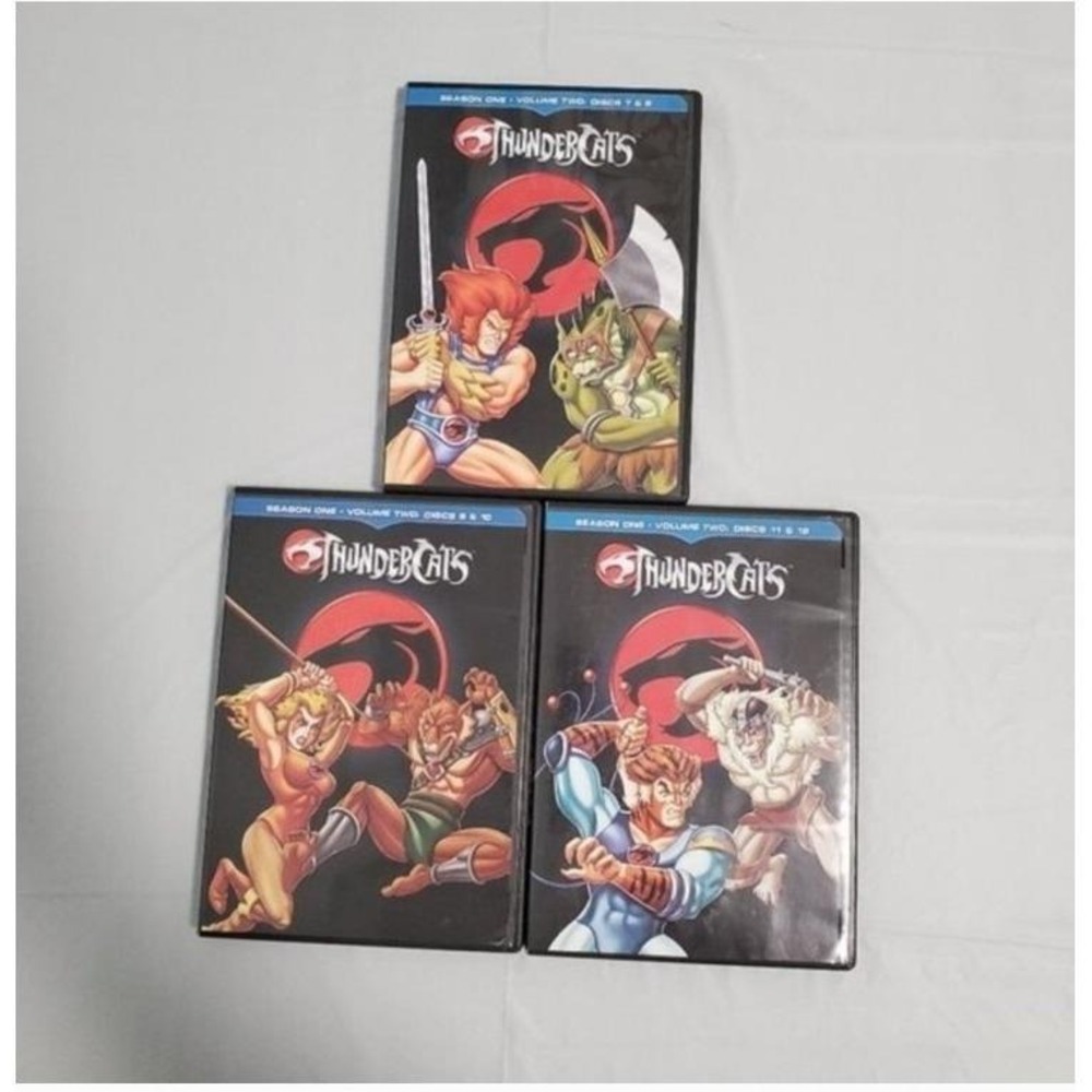ThunderCats Season 1 Volume 2 DVD Set Discs 7-12 Warner Bros 80s Cartoon